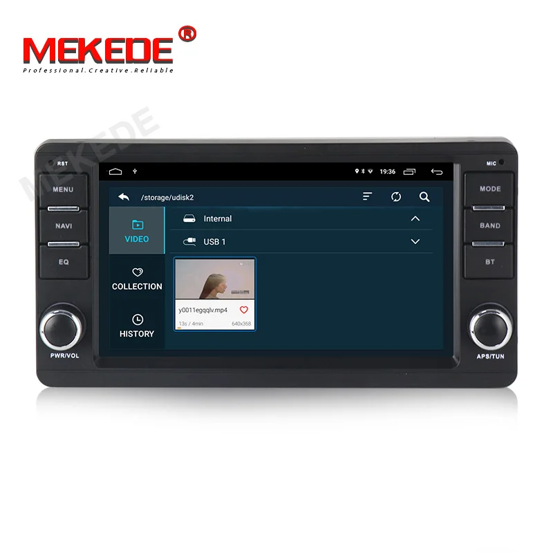 MEKEDE 7 дюймов Android 9,0 2+ 32G DSP автомобильный dvd-плеер для Mitsubishi Outlander Мультимедиа gps навигация wifi BT