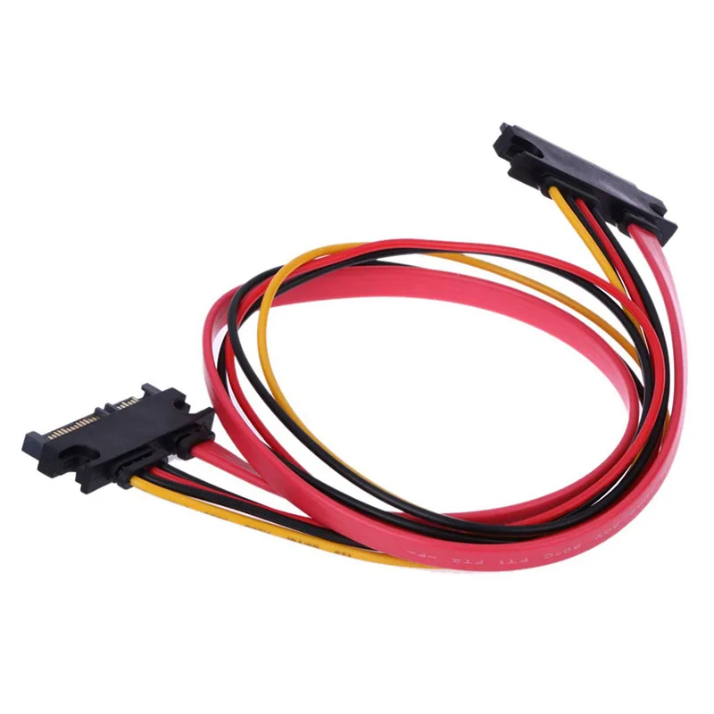 Кабель удлинитель SATA 3 адаптер питания для жесткого диска переходник с