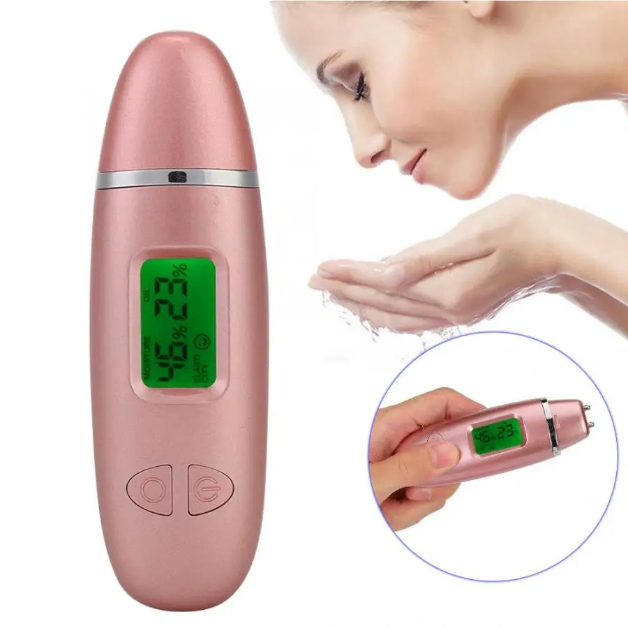 

Skin Oil Content Analyzer LCD Digital Display Portable Facial Skin Sensor Tester Skin Moisture Oil Content Analyzer Monitoring