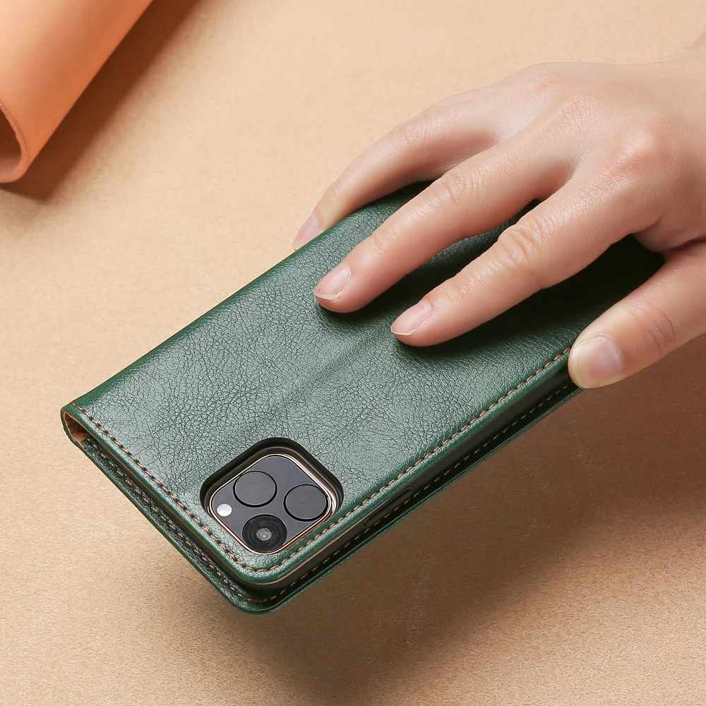 Luxury Leather Flip Phone Case For Google Pixel Series