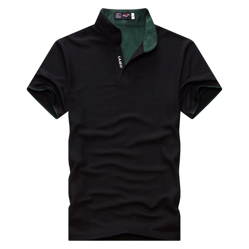 

2019 Plus size 3XL Men Fashion Brand Solid Color Summer Men Casual Short Sleeve Slim