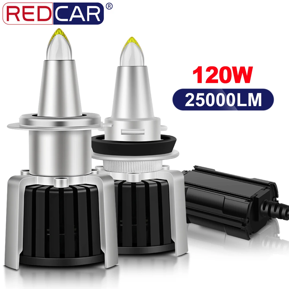 6000k Cool White 300% Bright High Beam Headlight Bulb Wireless All-in-One Conversion Kit DR.CAR 9005/HB3 LED Headlight Bulb Pack of 2 