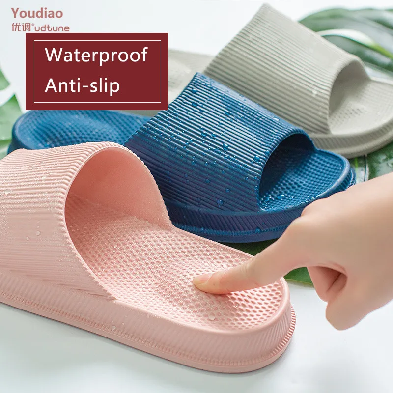 Waterproof Sandals Massage-Slippers Light Bath-Shoes House Slides EVA Non-Slip Youdiao