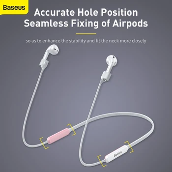 

Baseus Silicone Anti Lost Loop String Rope for Air Pods Seamless Magnetic Earphone Strap For Apple Airpods for Earpod Cable Cord
