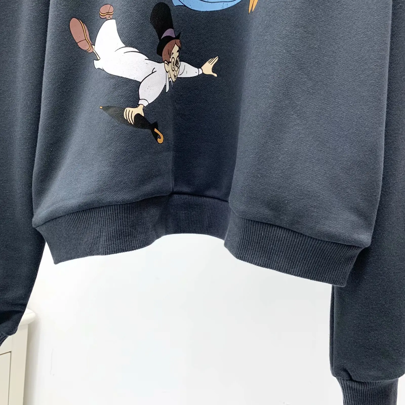 ZA Модный пуловер с цветочным принтом Диснея и феи, Женская осенне-зимняя одежда, Повседневные Вечерние толстовки