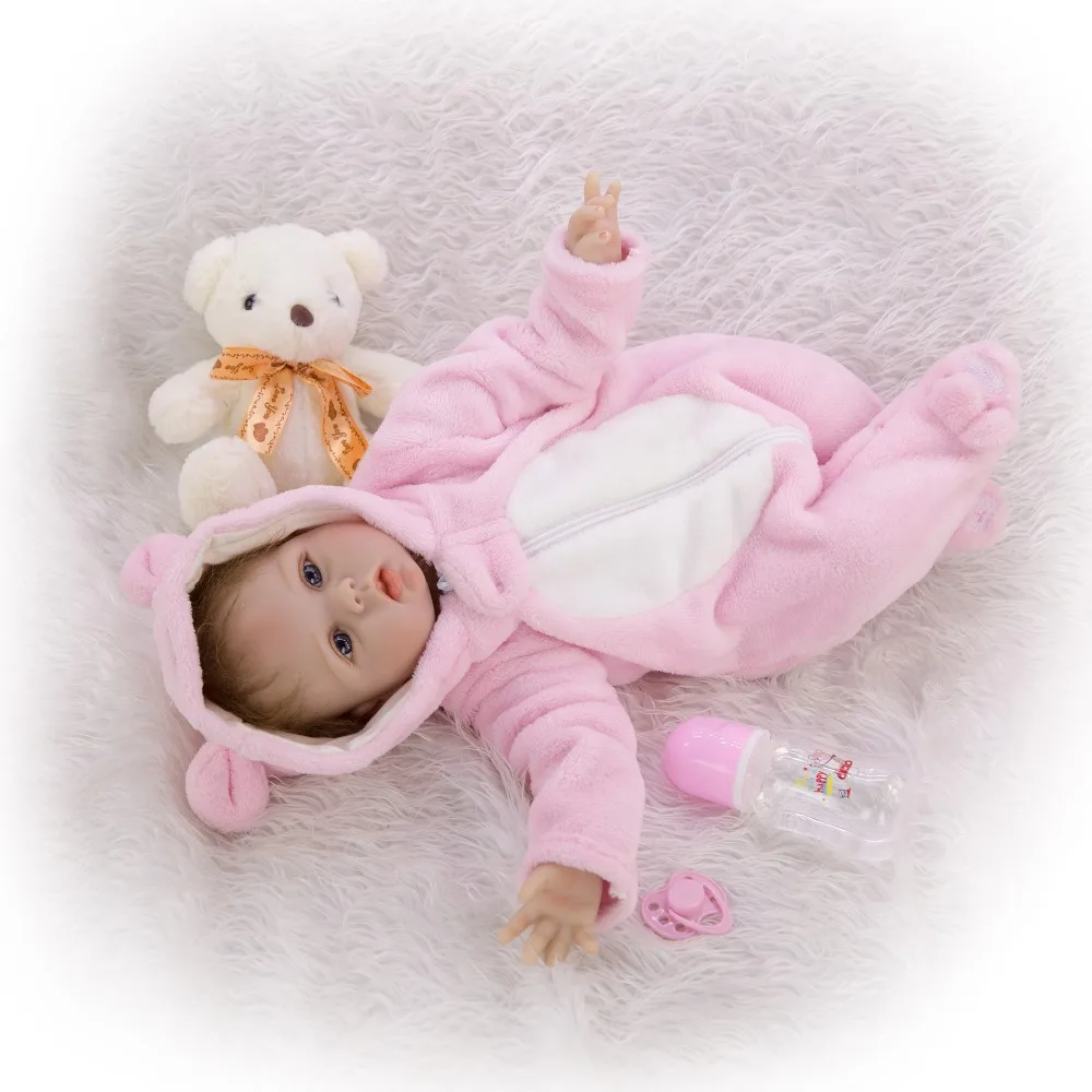 Bebe reborn Детские игрушки куклы 55 см Реалистичная силиконовая кукла реборн игрушки для детей подарок