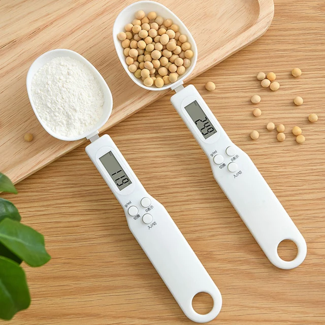 Digital Spoon Scale Electronic Measuring Spoon for Food, Spice High  Precision with LCD Display Weights up to 500g (USB Charging)
