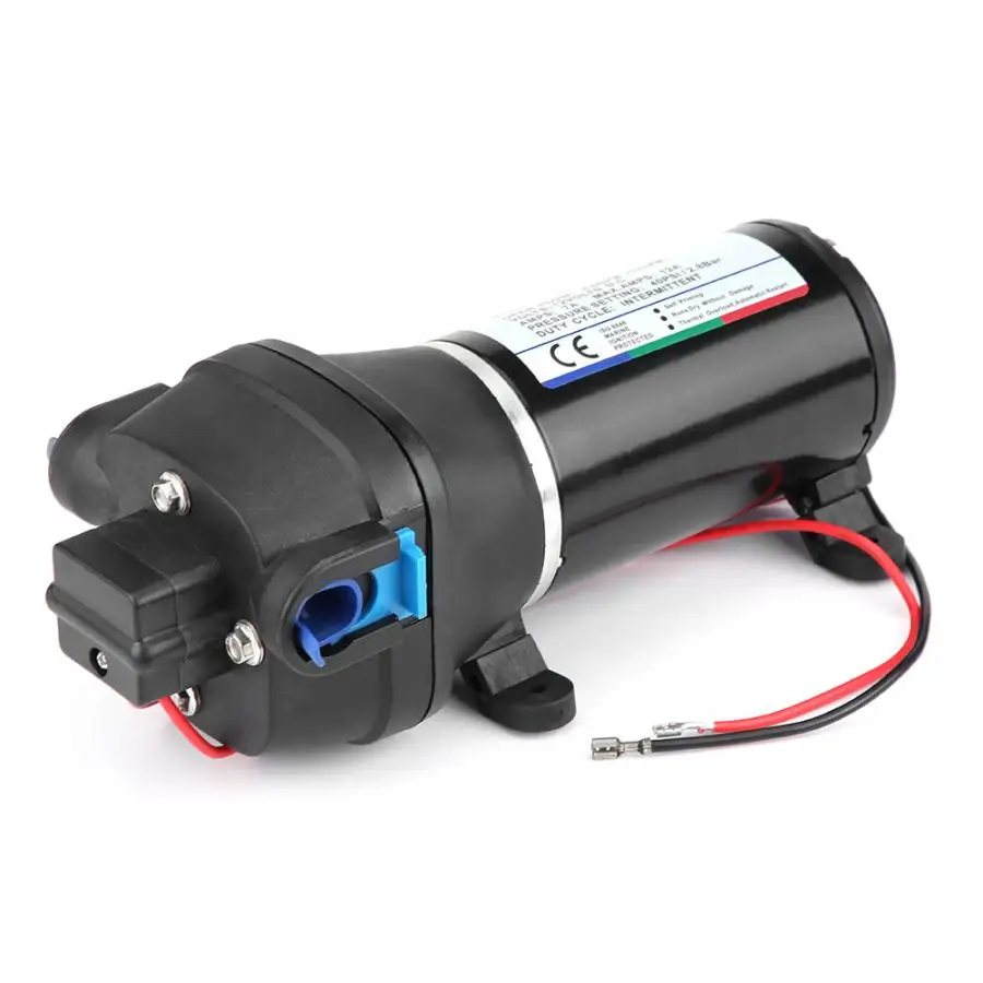 

12V 4.5GPM 17 L/Min 40PSI Diaphragm Self Priming Water Pump with Automatic Pressure Switch Hardware for Marine Caravans/RV