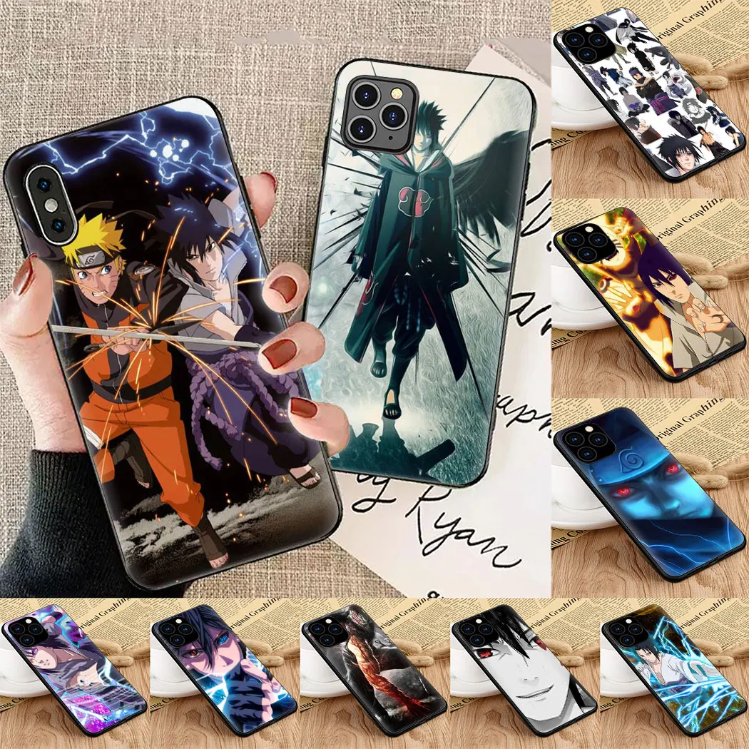 Hokage Ninja Sasuke Мягкий силиконовый чехол для телефона iPhone 5 6 7 8 11 5S 6s Plus X XS XR Max Pro |