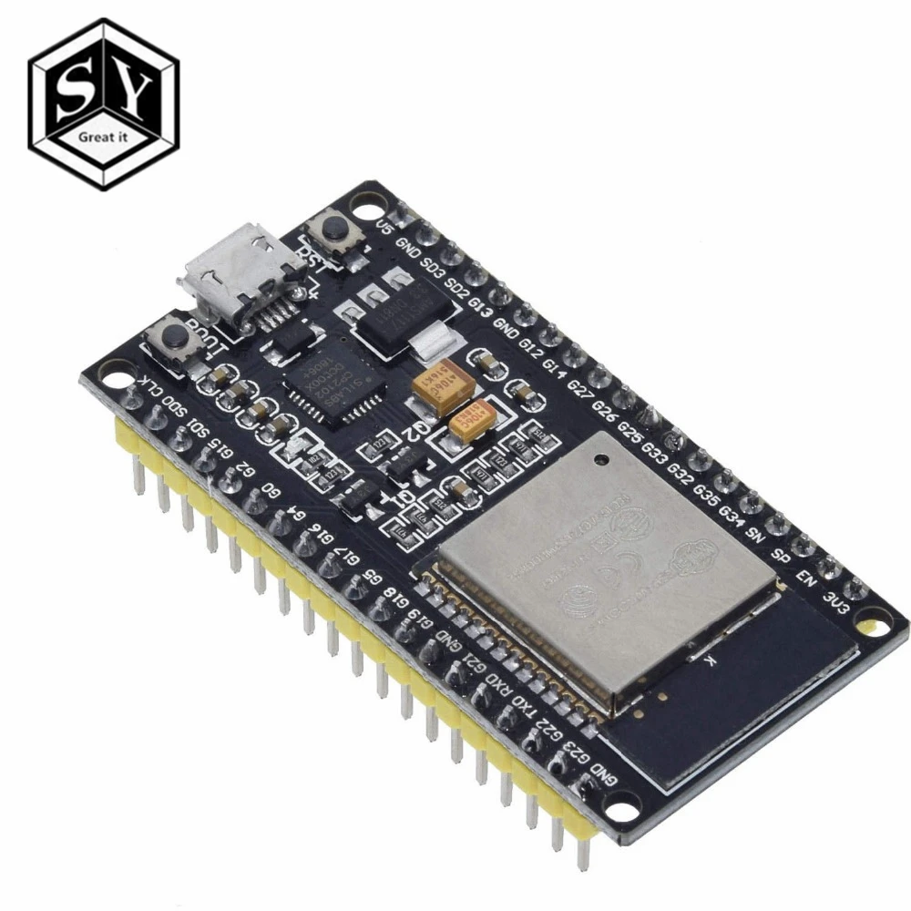 ESP32 ESP-32 ESP32S ESP-32S CP2102 беспроводной WiFi Bluetooth макетная плата Micro USB двухъядерный усилитель мощности фильтрующий модуль