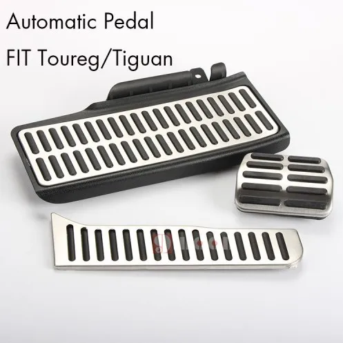 Auto Pedal Set, Aluminium Auto Pedal Auto Bremspedal Auto Gaspedal Kupplung  Bremse Pedalkappen, FüR Golf 5 6 Jetta Mk5 Mk6 Scirocco Cc Passat B6 B7