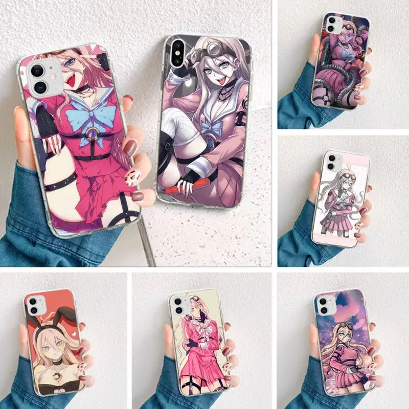 Danganronpa miu iruma черный мягкий чехол для телефона из ТПУ iPhone 11 pro XS MAX 8 7 6 6S Plus X 5S SE 2020 XR |