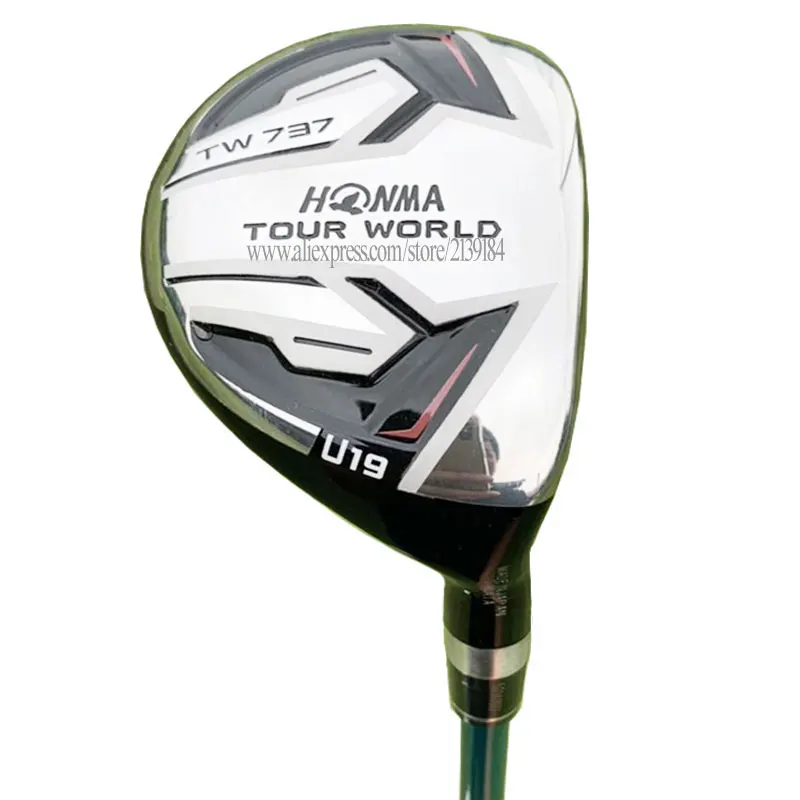 Новые гибриды для гольфа из дерева HONMA TW737 гибриды для клюшек U16-U19 Лофт для клюшек для гольфа графитовый Вал R гибкий вал для гольфа Cooyute