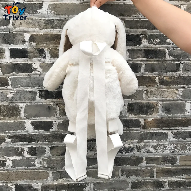Kawaii японский белый кролик Рюкзак Школьная Сумка на плечо плюшевая игрушка для