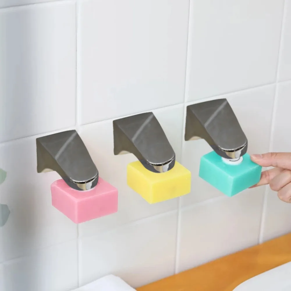 Magnetic Soap Holder Strong Suction Cup Soap Box Steel Soap Box Soap Tray  #2O09 (18)