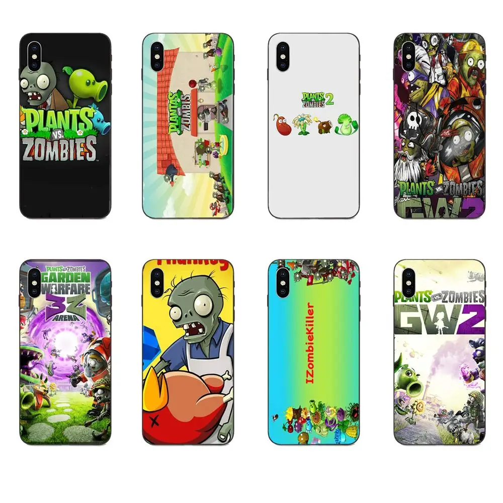 Игровые Растения против Зомби для Xiaomi Redmi Note 3 3S 4 4A 4X 5 5A 6 6A 7 7A K20 Plus Pro S2 Y2 Y3 ТПУ чехлы