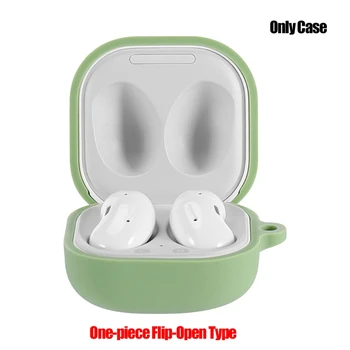 

Flip-Open Dustproof Protective Cover Silicone Case for Galaxy-Buds live Earphone R9JA