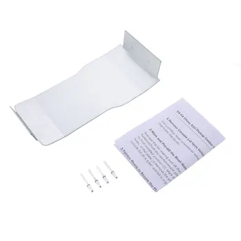 

Pre-drilled Heavy-gauge Galvanized Metal Plate Center Console Lid Repair Kit Armrest Repair Kit For 60/40 Bench Seat Style