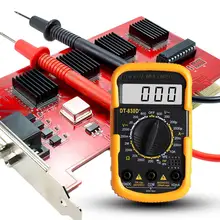 Mini multimètre numérique de poche DT830D, 1999 comptes, Volt AC/DC, ampli Ohm Diode, testeur de continuité HFE, ampèremètre