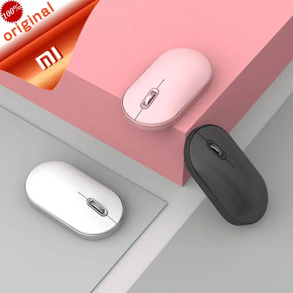 Xiaomi MIIIW Беспроводной немой Мышь компьютер Мышь двойной режим Bluetooth/2,4G Беспроводной бесшумный Мышь эргономичная мышь для ПК, ноутбука