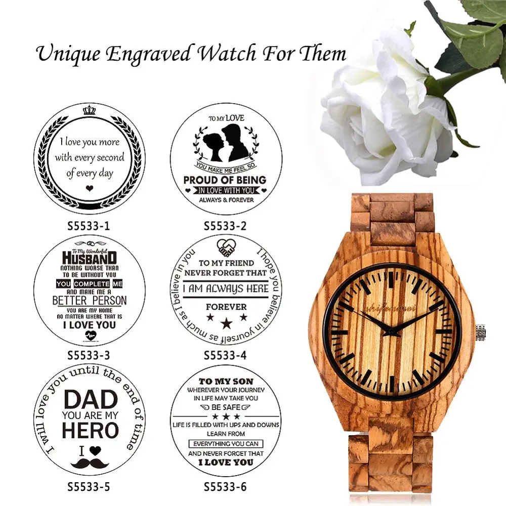 Shifenmei Man Watch 2019 Personalized Engraved Brand Luxury Watches Men Custom Wristwatch Wood Watch Male Relogio 3