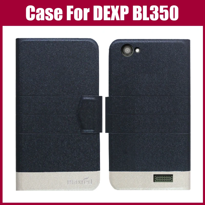 Горячая распродажа! DEXP BL350 чехол Модный 5 цветов Флип ультра-тонкий кожаный