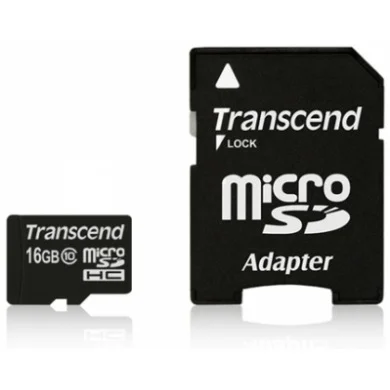 Карта памяти MicroSDHC 16GB Transcend Class10(TS16GUSDHC10
