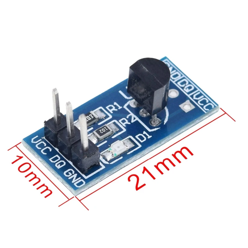 10 шт. Ds18B20 модуль датчика измерения температуры для Arduino
