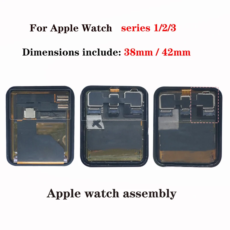 100% OEM Screen For Apple Watch Series 3 2 1 LCD Touch OLED Display Digitizer Assembly Replacement iWatch 6 SE 38mm 42mm | Мобильные