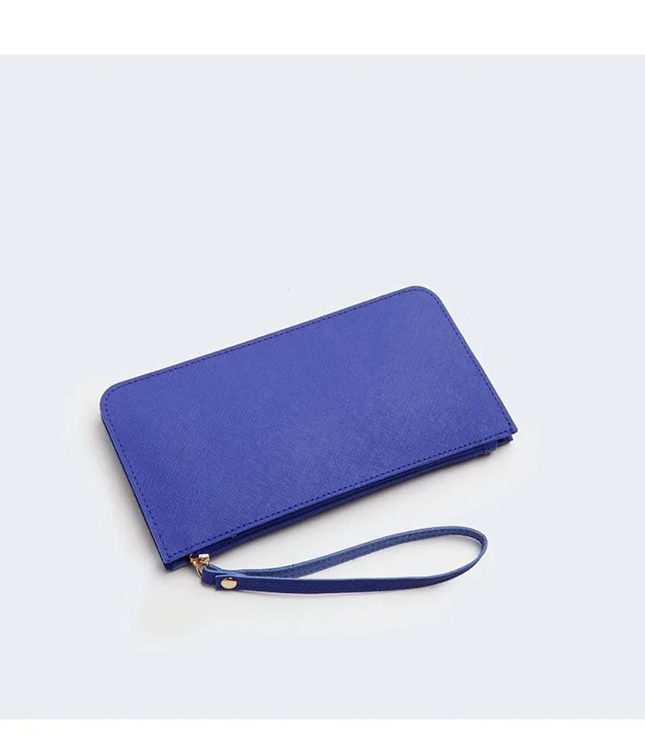 Blue Emma YAO женские кожаные кошельки для монет модный мини-кошелек держатель для карт Лидер продаж - Цвет: Blue