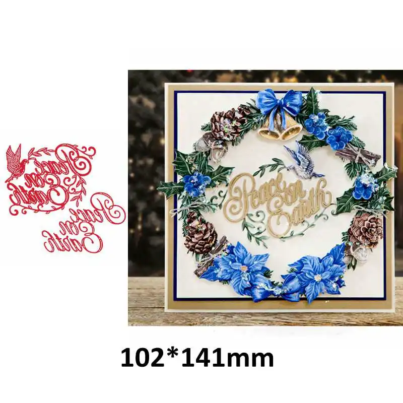 Mixed Words Seasons Greeting Metal Cutting Dies Stencil DIY Card Album Template Crafts Scrapbooking Embossing New Dies - Цвет: H3834