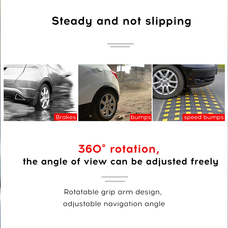 Baseus Car Phone Holder Clip Mount Dashboard Car Phone Holder For iPhone X Samsung Adjustable Clip Holder Stand Mobile Support