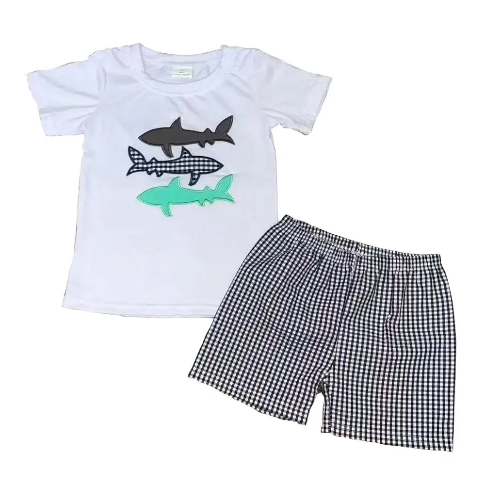 Комплект из 2 предметов для мальчиков повседневный мягкий хлопковый дышащий топ