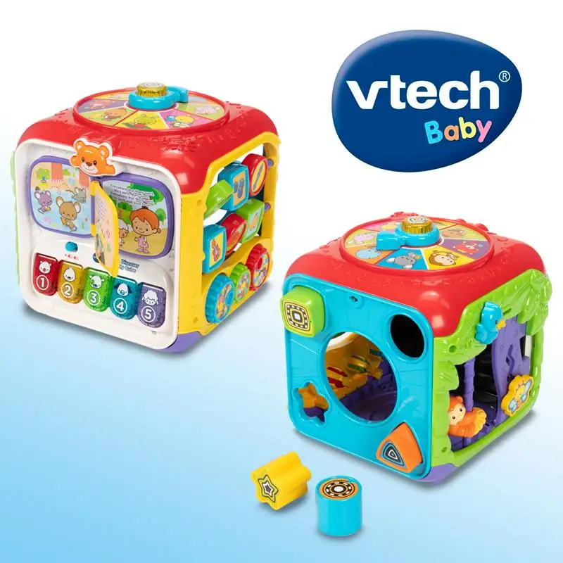 Vtech Cube D Activites Multicolore 9 A 36 Mois Jouet Amusant D Apprentissage Interactif Version Anglaise Uniquement Cos Aliexpress