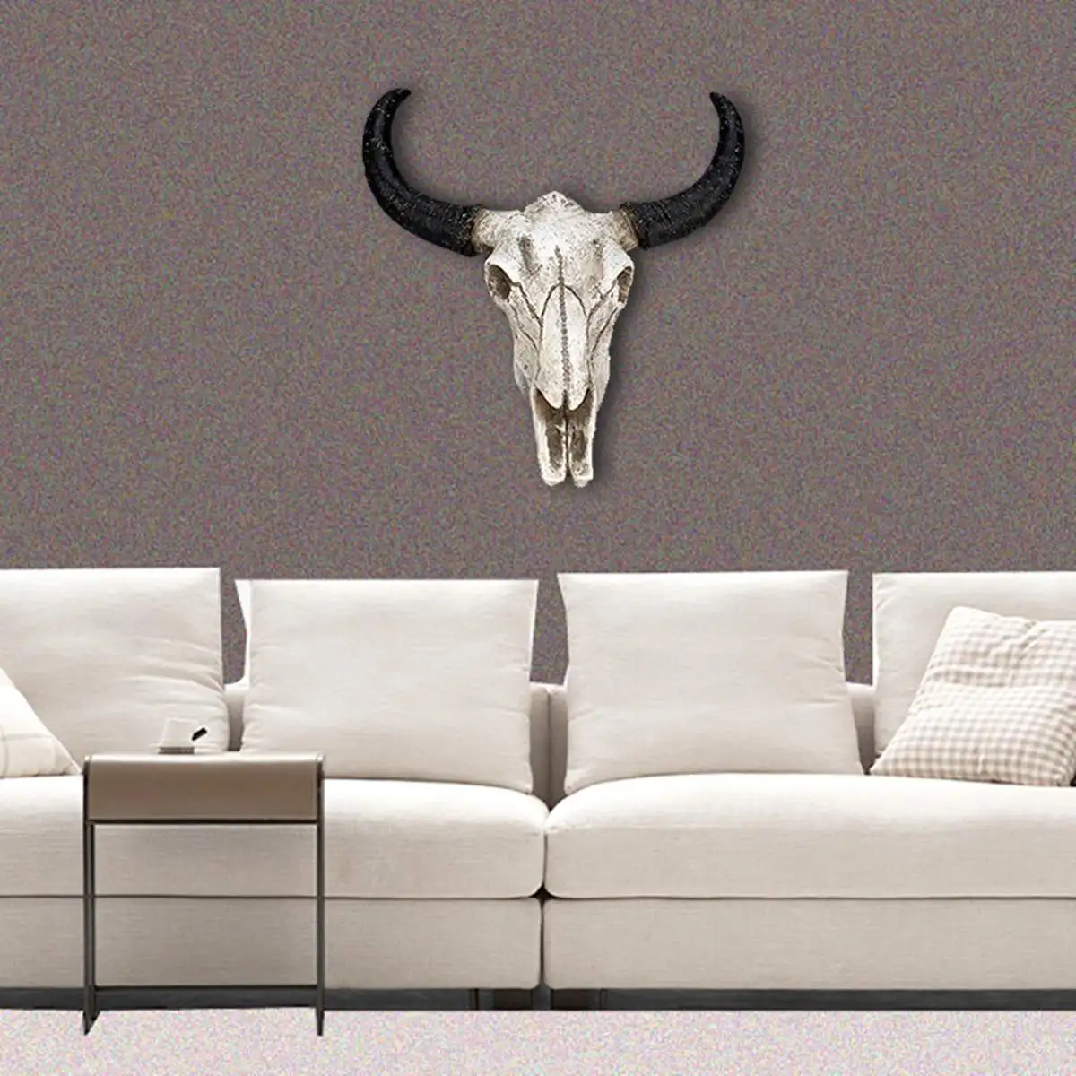Resin Longhorn Cow Skull Head Wall Hanging decoration 3D Animal Wildlife Sculpture Figurines Crafts Horns for Home Decor Resin Longhorn Cow Skull Head Wall Hanging decoration 3D Animal Wildlife Sculpture Figurines Crafts Horns for Home Decor