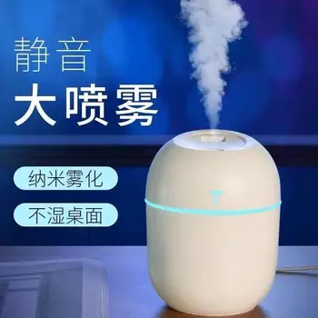 

USB Humidifier Mini Large-Volume Night Light Spray Car Mounted Library Bedroom Multi-functional Mute Domestic Humidifier