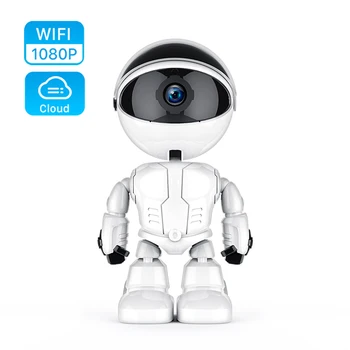

1080P Cloud Home Security IP Camera Robot Intelligent Auto Tracking Camera Wireless WiFi CCTV Video Camera Surveillance Camera