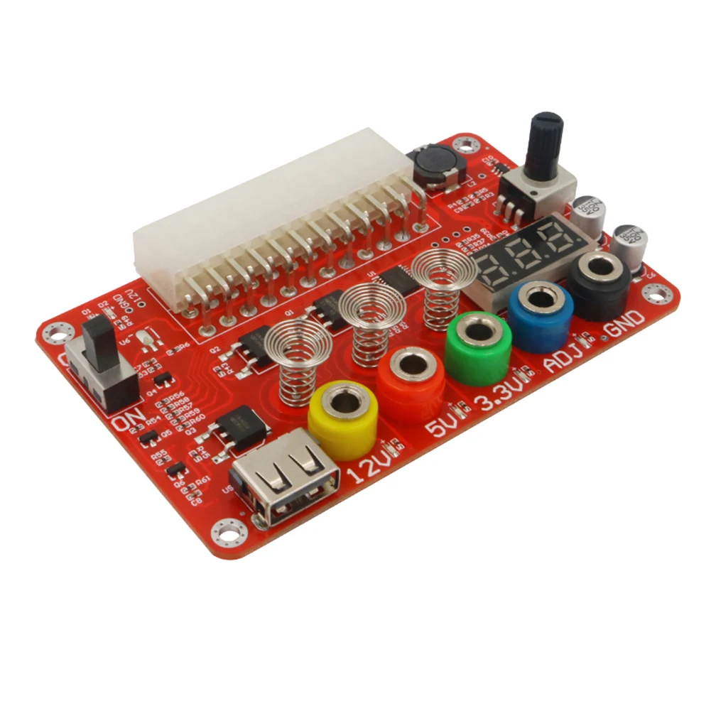 ATX Power Supply Breakout Board with ADJ Touch Sensor Switch, Acrylic Case Kit, Output Voltage Module (3.3V/5V/12V) Description Image.This Product Can Be Found With The Tag Names ATX Power Supply Module24Pin Power BoardTouch Sensor SwitchAcrylic Housing KitPower Supply Board