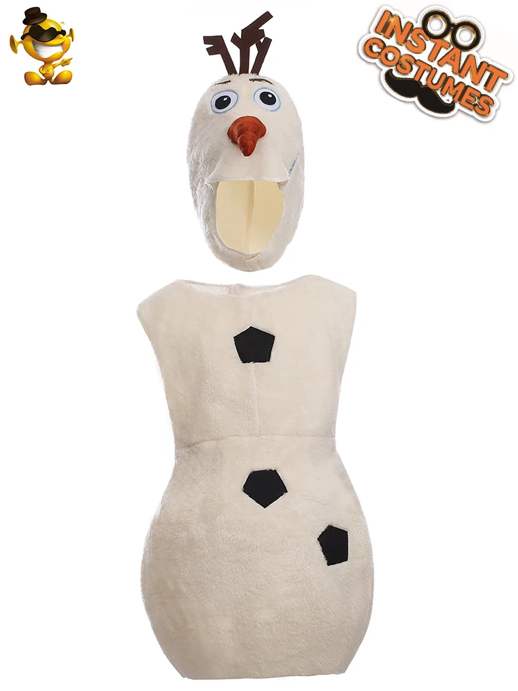 Children White Olaf Costume Role Play Cute Cartoon Animal Kids Olaf Costumes for Animals for Carnival&Children's Days