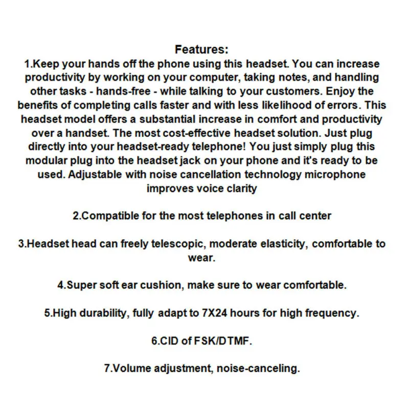 Telephone Headset Call Center Operator USB Corded Offical Headphone With Micro for Computer Laptop PC Telephone Headset Call Center Operator USB Corded Offical Headphone With Micro for Computer Laptop PC