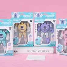 Puzzle créatif journée des enfants, jouet de personnage de déformation, garçon et fille, cadeau pour étudiant, Robot montre électronique, jouets sensoriels