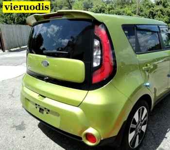 

For Kia Soul Spoiler 2010-2018 ABS Plastic Unpainted Color Rear Roof Spoiler Wing Trunk Lip Boot Cover Car Styling