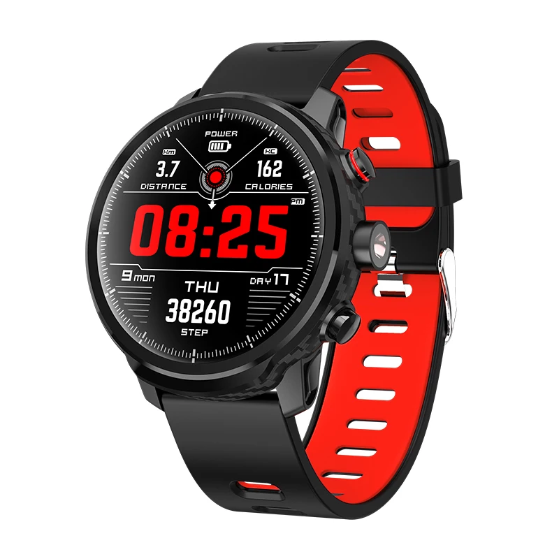 Смарт-часы DaWhoe L5, мужские, IP68, водонепроницаемые, несколько видов спорта, с режимом сердечного ритма, с Bluetooth, для погоды, умные часы в режиме ожидания, 100 дней