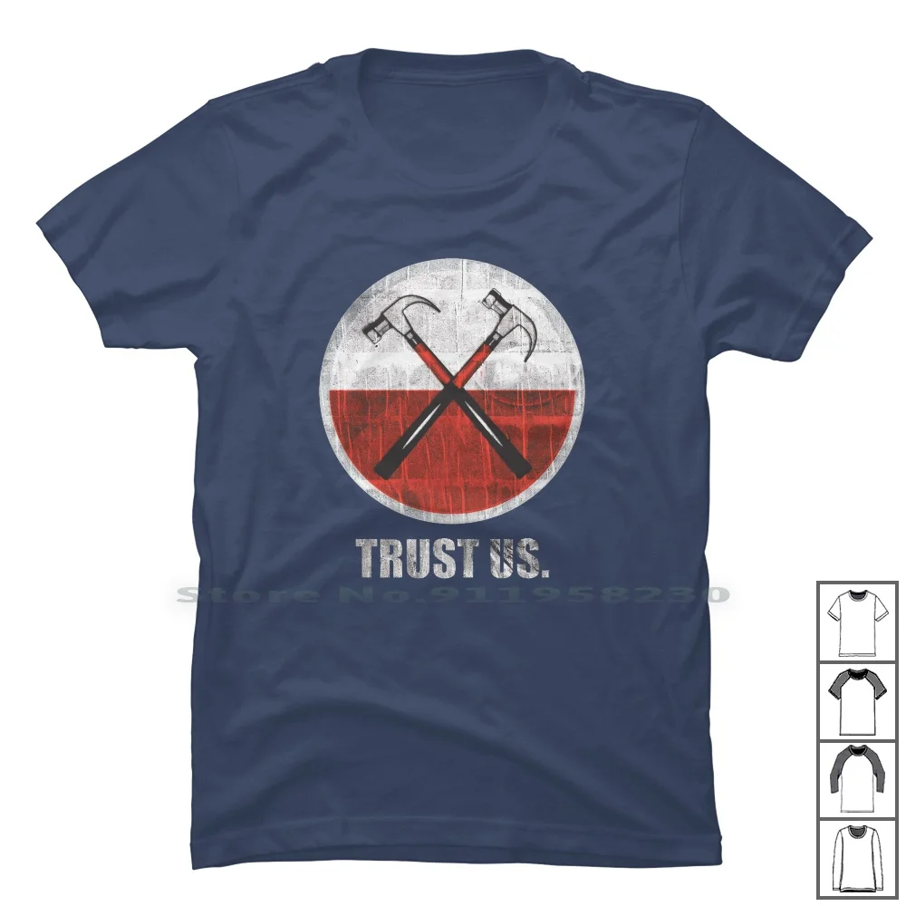 

Надпись Trust Us, прогрессивная футболка из 100% хлопка, популярная мультяшная надпись про воду, Humor Trust, Роджер, ржавчина, ботаник, розовый