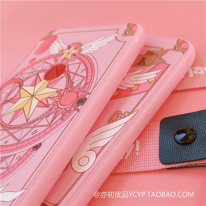 Чехол для Redmi note 8 pro Cardcaptor Sakura+ пленка для экрана из закаленного стекла для Xiaomi Redmi note 7 7pro Redmi K20 K20 pro Чехол+ ремешки