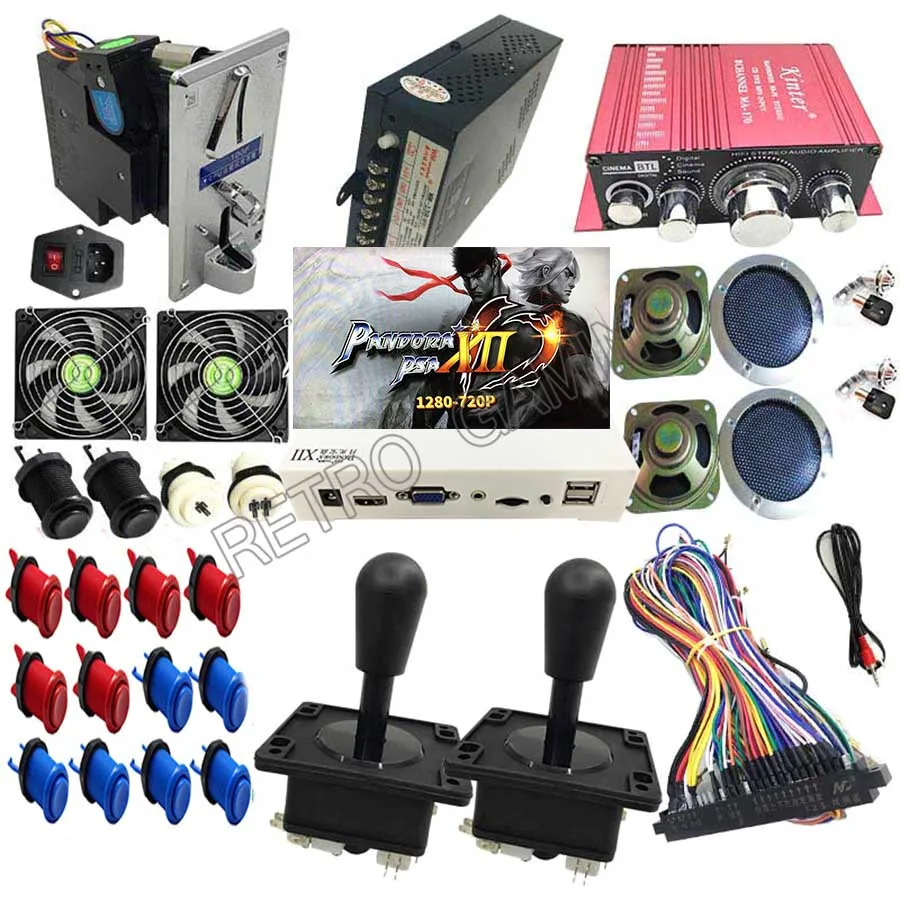 3D Pandora DIY Набор 3188 в 1 для игры JAMMA board zippy джойстик HAPP Стиль Кнопка для аркадной машины - Цвет: Happ joystick