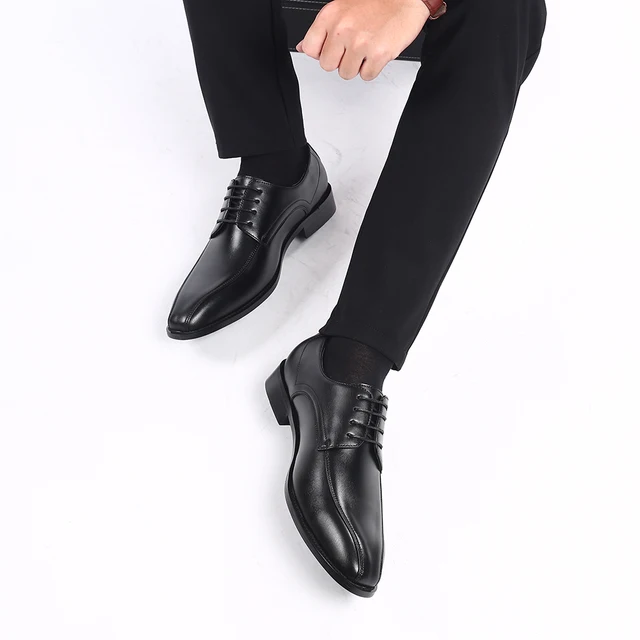 Leather Pointed Toe Formal Suit Shoes Men's Shoes Shoes