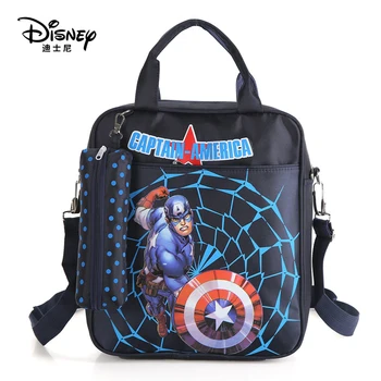 

Marvel Disney Backpack Captain America Cartoon School Bags 2020 New Bag Boys Gift Kindergarten Children Backpack For Boy teenage