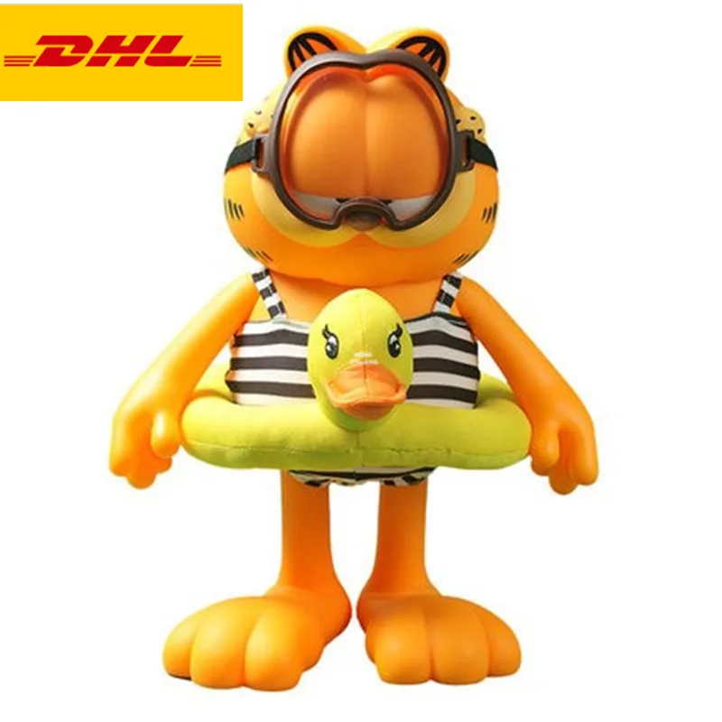 

12" Cartoon Cats Swimming Ver Trend Fashion Decoration Holiday Gift PVC Action Figure Collectible Model Toy BOX 30CM V1212