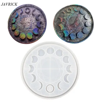 

Star Moon Clock Dial Resin Mold Lunar Eclipse Moon Phase Ornament Silicone Mould